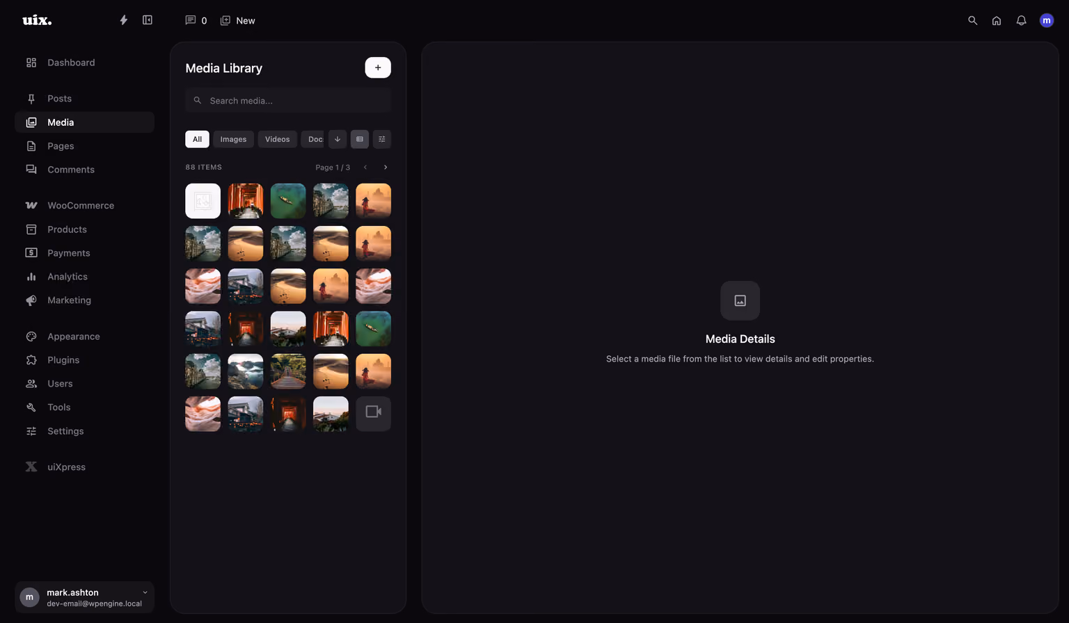 Switch between grid and list views.
