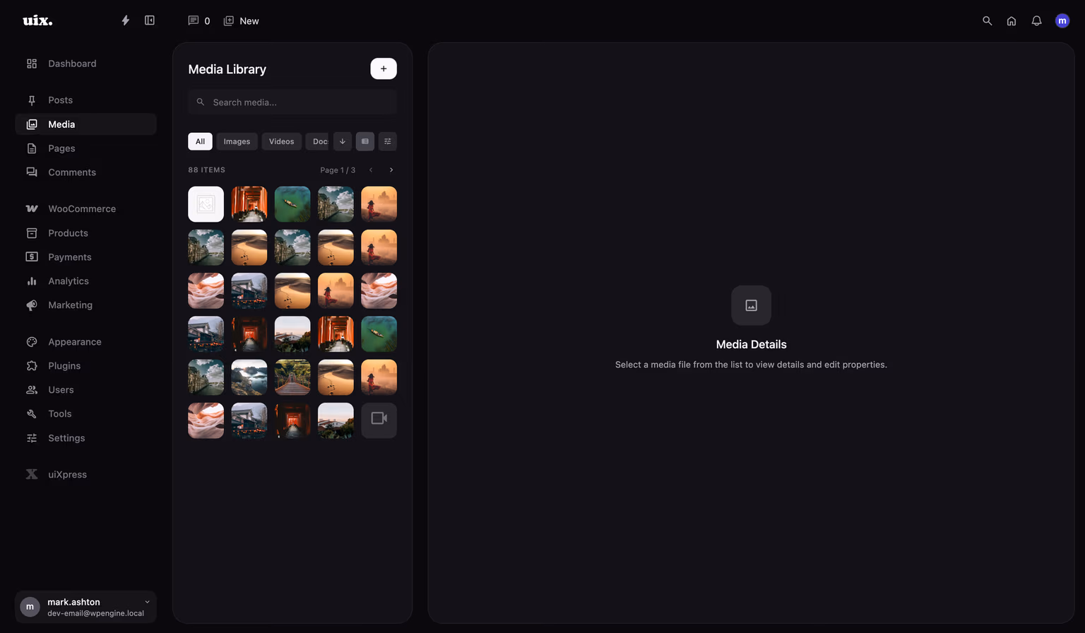 Switch between grid and list views.